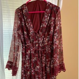 Boutique style dress, size medium